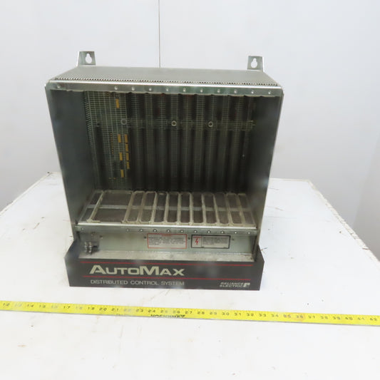 Reliance Electric 57C332 AutoMax 10 Slot Rack Chassis PLC W/Cooling Fans