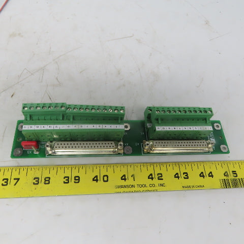 Reliance Electric 813.10.01D Adapter Board W/ Wiring Harness & Ribbon Cable