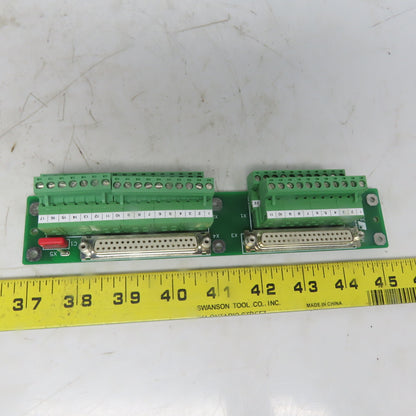 Reliance Electric 813.10.01D Adapter Board W/ Wiring Harness & Ribbon Cable