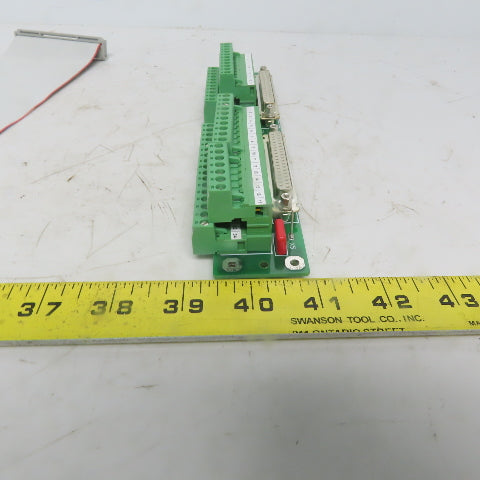 Reliance Electric 813.10.01D Adapter Board W/ Wiring Harness & Ribbon Cable