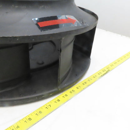 Steel 20" Diameter x 6" Reverse Air Blower Fan Wheel 1-5/8" Keyed Shaft Bore