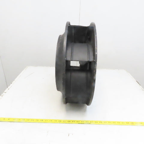 Steel 20" Diameter x 6" Reverse Air Blower Fan Wheel 1-5/8" Keyed Shaft Bore