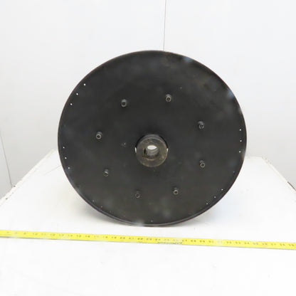 Steel 20" Diameter x 6" Reverse Air Blower Fan Wheel 1-5/8" Keyed Shaft Bore