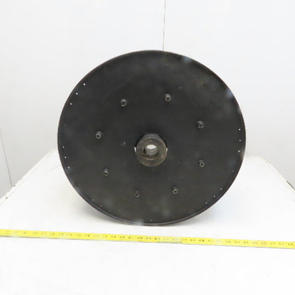 Steel 20" Diameter x 6" Reverse Air Blower Fan Wheel 1-5/8" Keyed Shaft Bore
