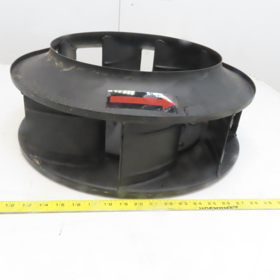 Steel 20" Diameter x 6" Reverse Air Blower Fan Wheel 1-5/8" Keyed Shaft Bore