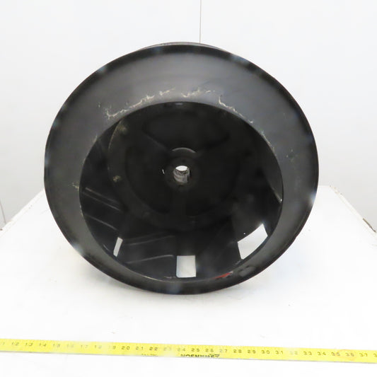 Steel 20" Diameter x 6" Reverse Air Blower Fan Wheel 1-5/8" Keyed Shaft Bore