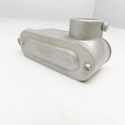 L.E. Mason SCV2 Red O Dot 3/4" Conduit Body LB Elbow Lot Of 3