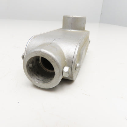 L.E. Mason SCV2 Red O Dot 3/4" Conduit Body LB Elbow Lot Of 3