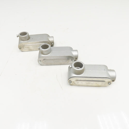 L.E. Mason SCV2 Red O Dot 3/4" Conduit Body LB Elbow Lot Of 3