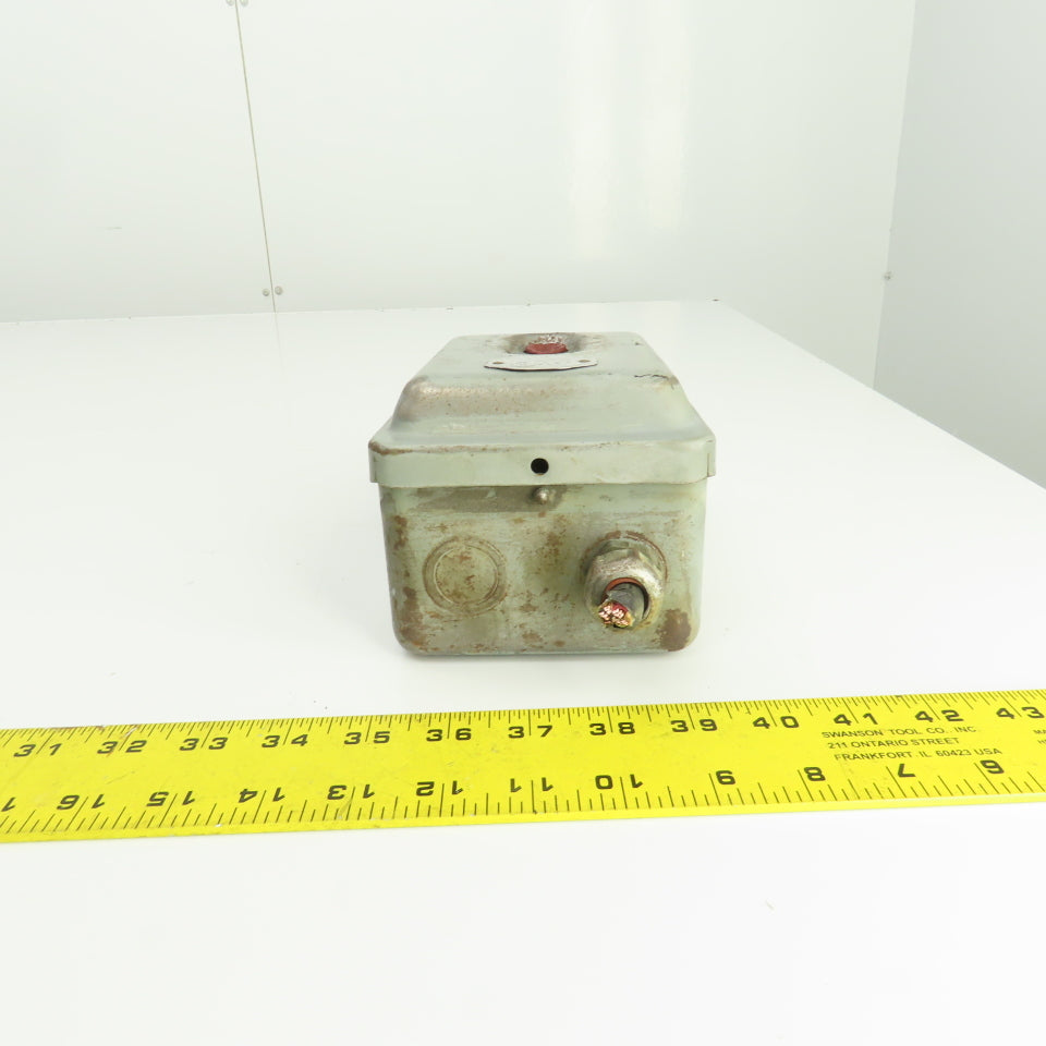 Allen Bradley 2-Button Size 0 Manual Motor Starter Control Operator Panel