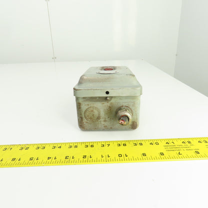 Allen Bradley 2-Button Size 0 Manual Motor Starter Control Operator Panel