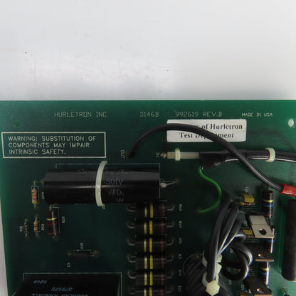 Hurletron D146B 992619 Rev. B PCB Circuit Board