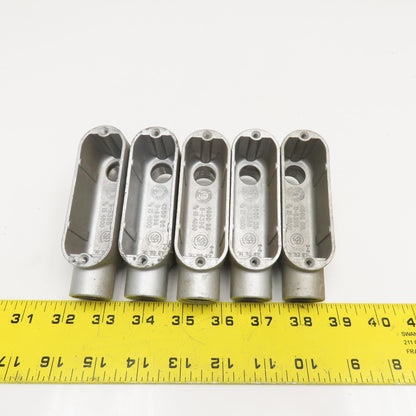 Killark 0LB-I 1/2" Electrolet Outlet Body LB Threaded Hub Lot Of 5