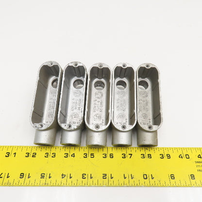 Killark 0LB-I 1/2" Electrolet Outlet Body LB Threaded Hub Lot Of 5
