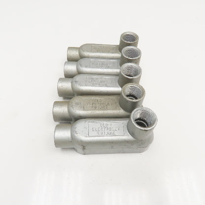 Killark 0LB-I 1/2" Electrolet Outlet Body LB Threaded Hub Lot Of 5