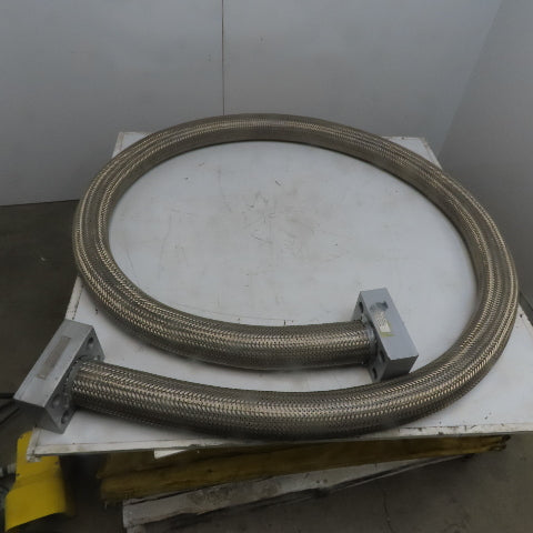 Skodack Flexible Hose 65mm ID Stainless Steel Braided 4000mm OAL