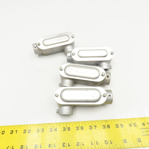 1/2" LRL Outlet Body LB Slip Fit Hub Lot Of 4