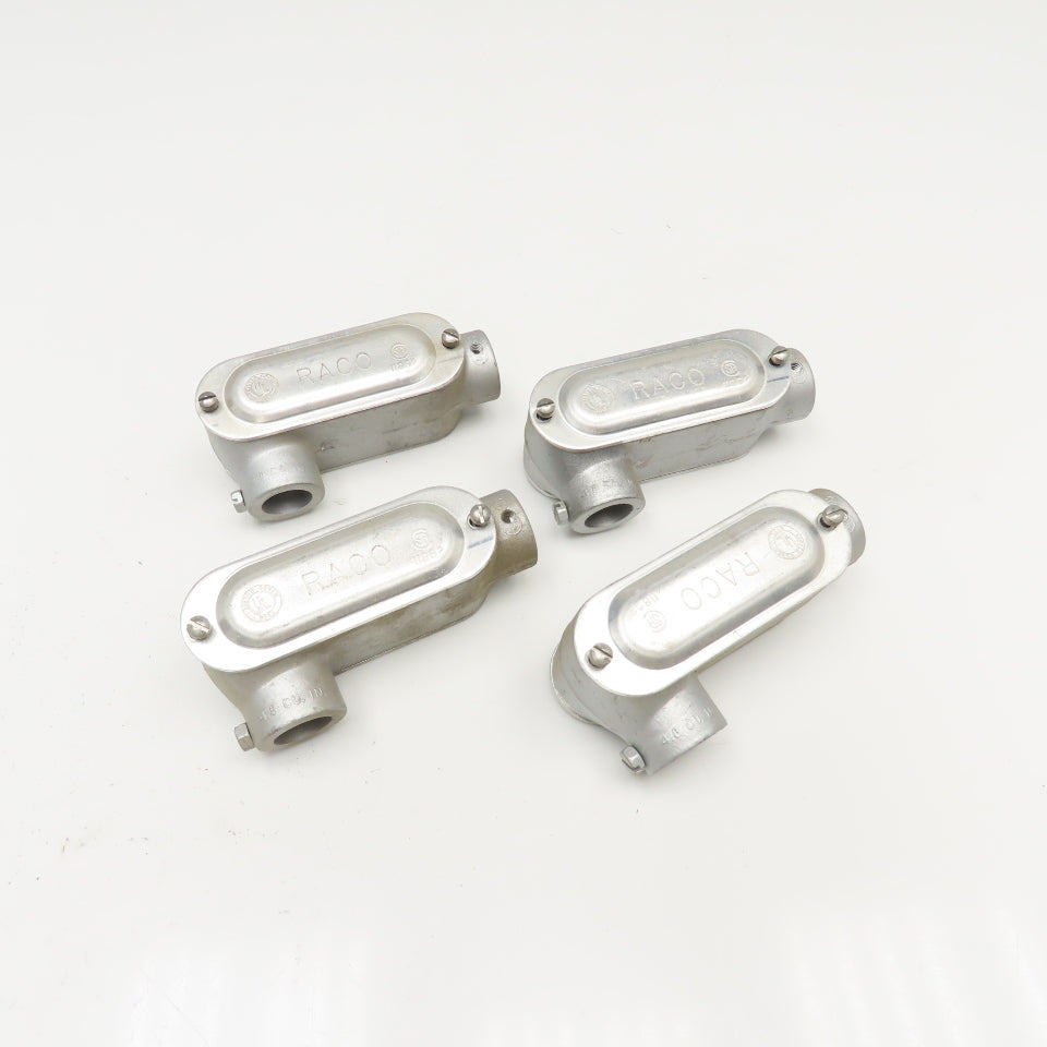 1/2" LRL Outlet Body LB Slip Fit Hub Lot Of 4