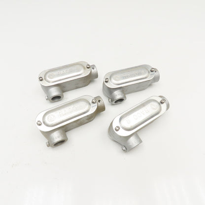 1/2" LRL Outlet Body LB Slip Fit Hub Lot Of 4