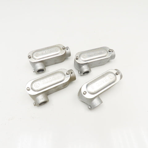 1/2" LRL Outlet Body LB Slip Fit Hub Lot Of 4