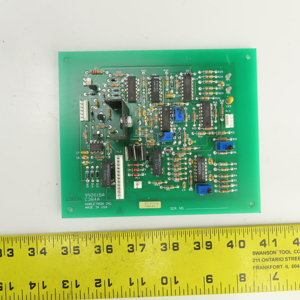 Hurletron 992618A C384A PC Circuit Board