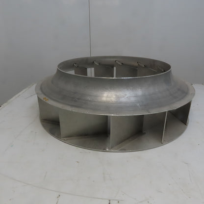 Replacement Blower Wheel Backward-Inclined Aluminum 24-1/2"Dia x 4-5/8"W 1" Bore
