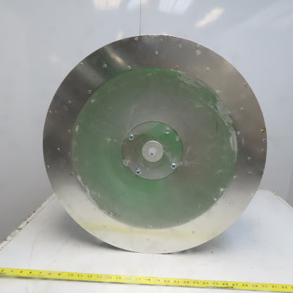Replacement Blower Wheel Backward-Inclined Aluminum 24-1/2"Dia x 4-5/8"W 1" Bore