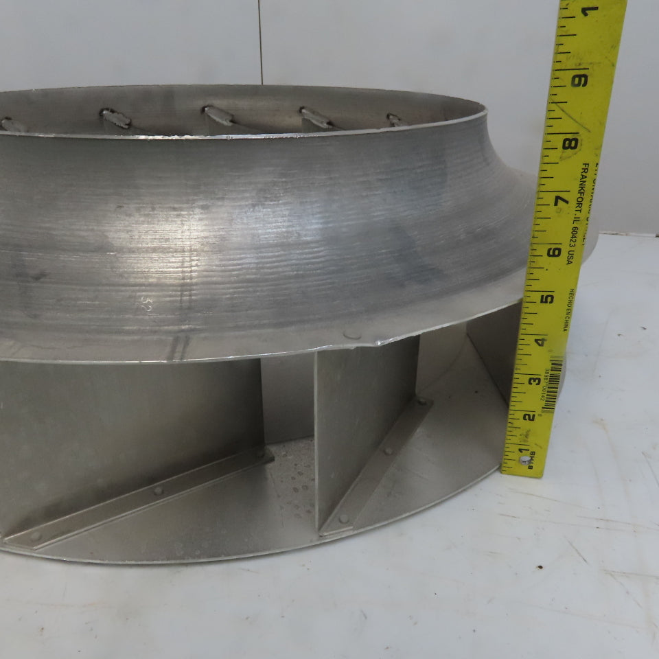 Replacement Blower Wheel Backward-Inclined Aluminum 24-1/2"Dia x 4-5/8"W 1" Bore