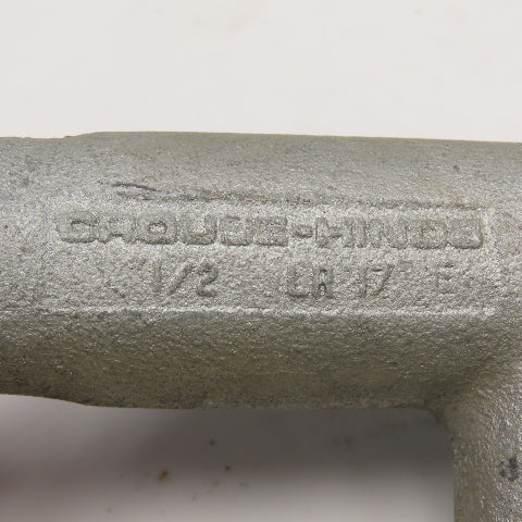 Crouse Hinds LR17 1/2" Condulet Form 7 Conduit Body Threaded Hub Lot Of 4