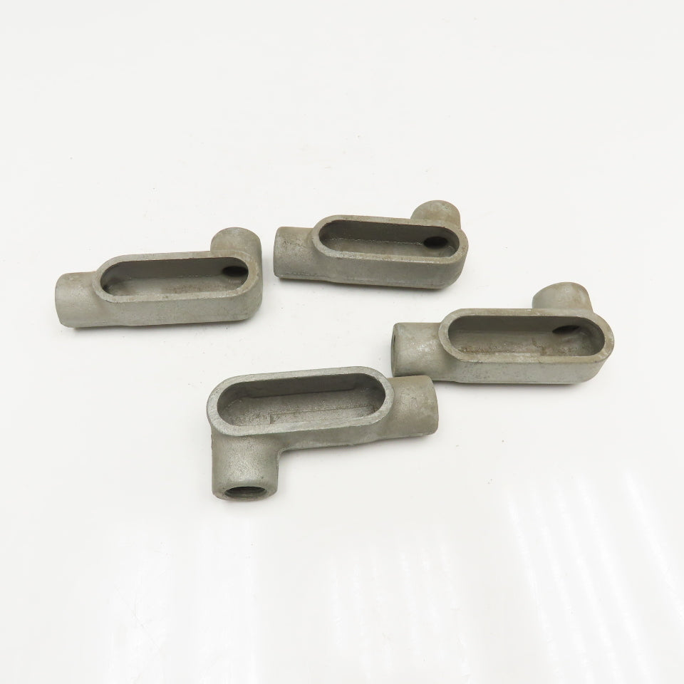 Crouse Hinds LR17 1/2" Condulet Form 7 Conduit Body Threaded Hub Lot Of 4