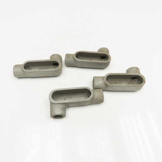 Crouse Hinds LR17 1/2" Condulet Form 7 Conduit Body Threaded Hub Lot Of 4