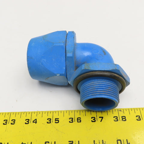 T&B 6325 1-1/4" Non Metallic Type A Liquidtight 90° Elbow Connector