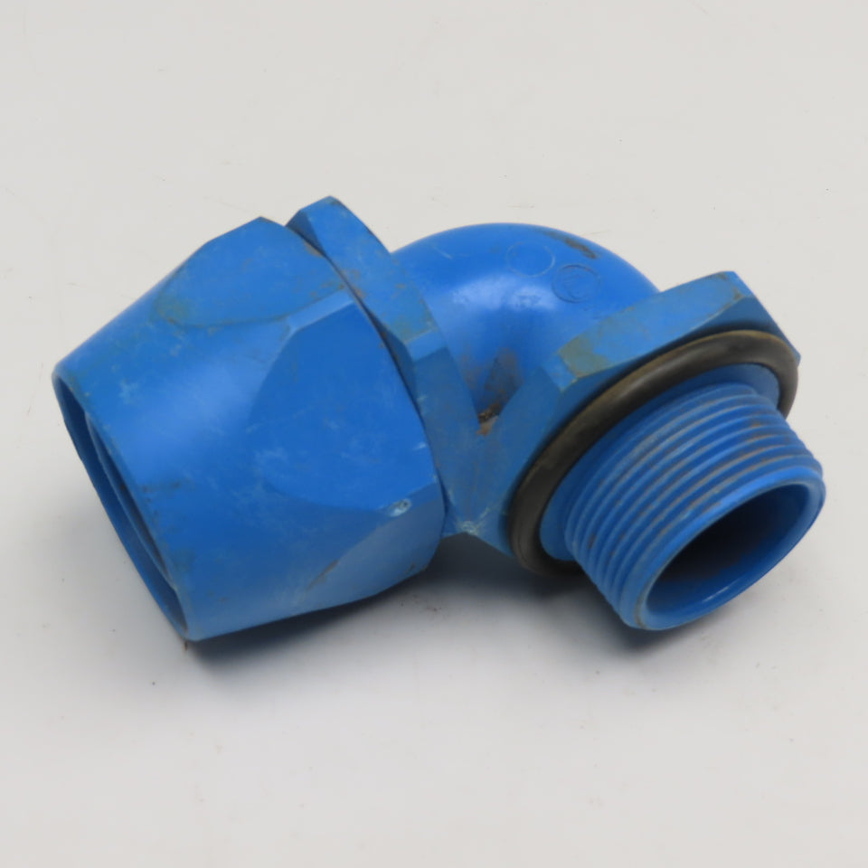 T&B 6325 1-1/4" Non Metallic Type A Liquidtight 90° Elbow Connector