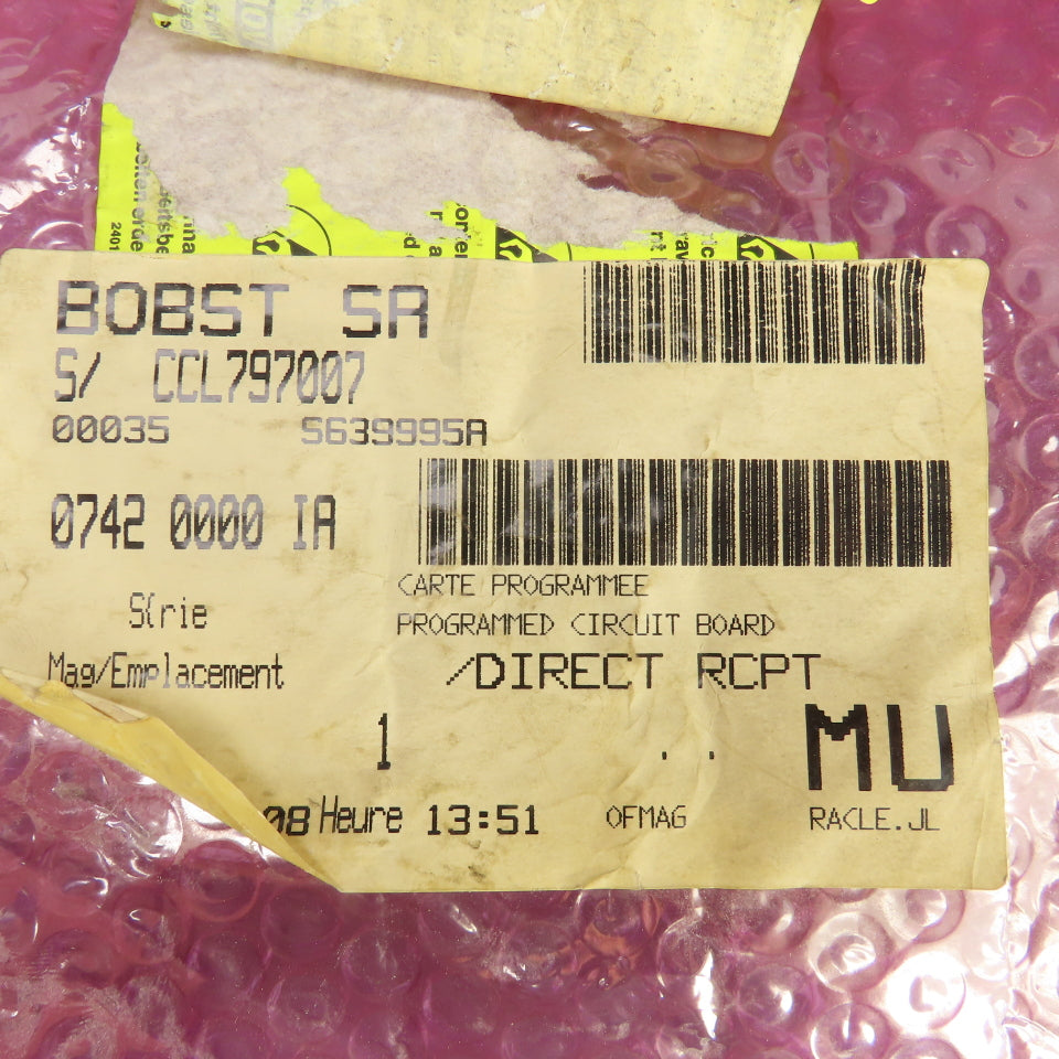 Bobst Registron 742-IS-A 742IAA Programmed Circuit Board 0742-0000-IA 707-KL 00