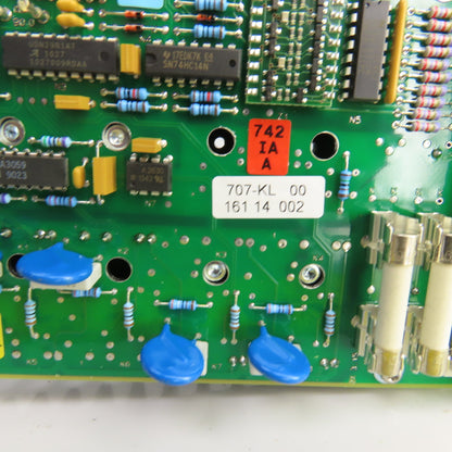 Bobst Registron 742-IS-A Programmed Circuit Board CT 707-KL Cote Composants