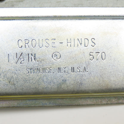 Crouse Hinds 570 1-1/2" Conduit Body Wedge Nut Cover Lot Of 9