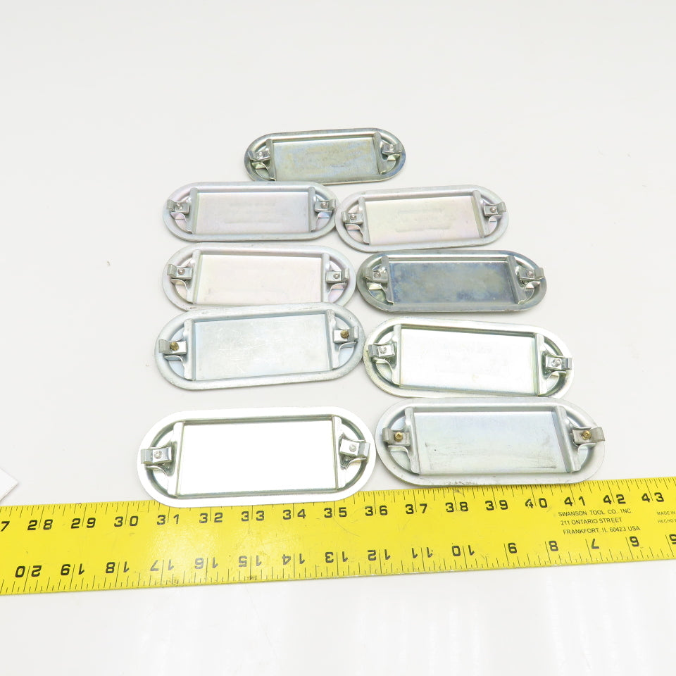 Crouse Hinds 570 1-1/2" Conduit Body Wedge Nut Cover Lot Of 9