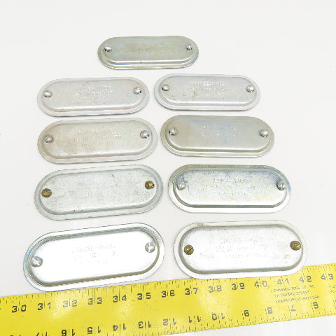 Crouse Hinds 570 1-1/2" Conduit Body Wedge Nut Cover Lot Of 9