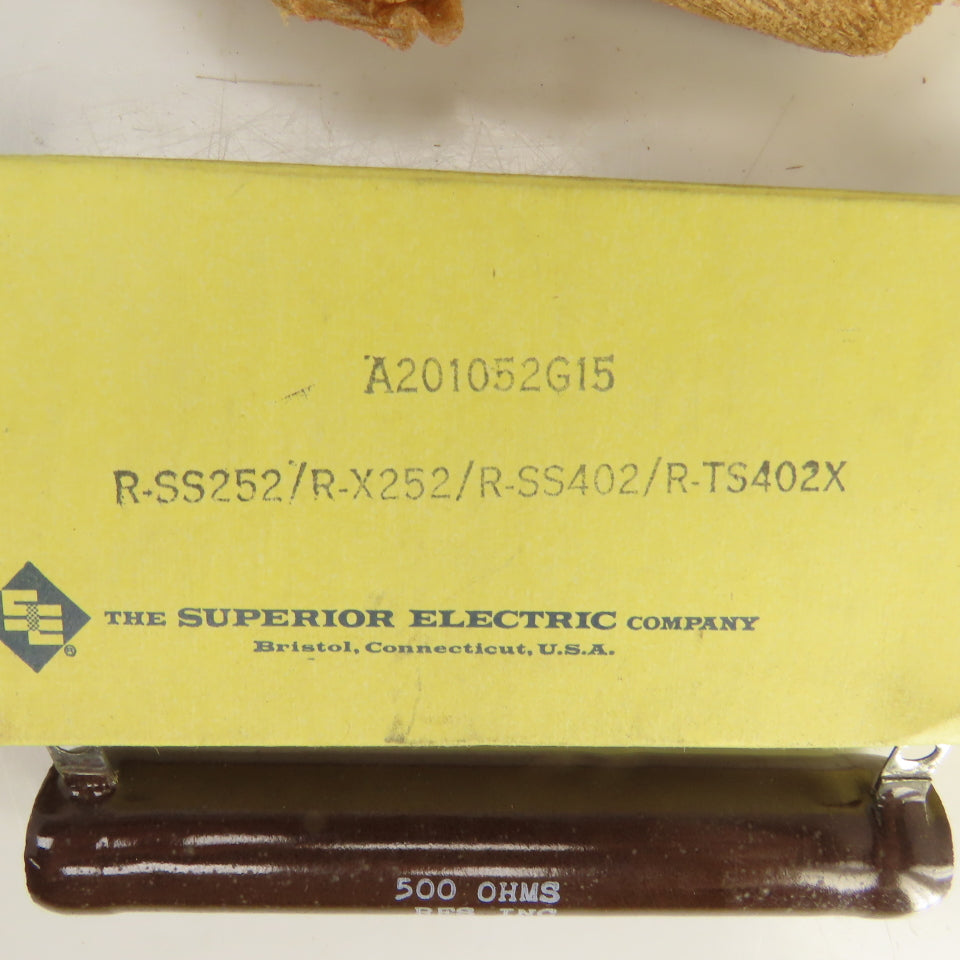 The Superior Electric Co. R-SS252 / R-X252 / R-SS402 500 OHMS Resistor 4-1/2" L