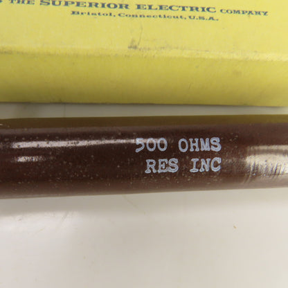 The Superior Electric Co. R-SS252 / R-X252 / R-SS402 500 OHMS Resistor 4-1/2" L