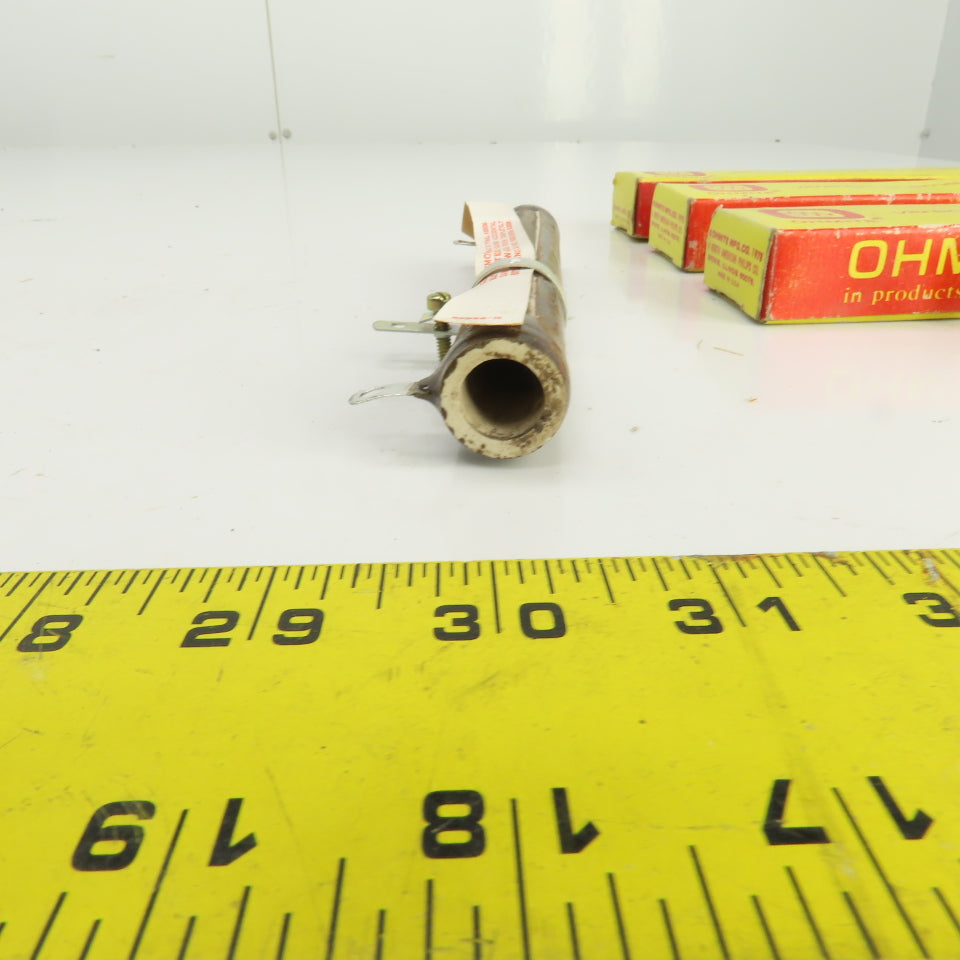 Ohmite 210-100M-40 100 Watt 500 OHMS Vitreous Enamled Resistor 6-1/2"L Lot of 3