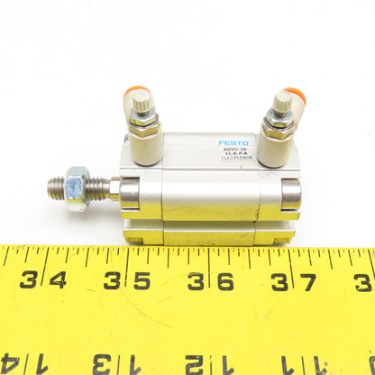 Festo ADVU-16-15-A-P-A 16mm Bore x 15mm Stroke Double Acting Air Cylinder