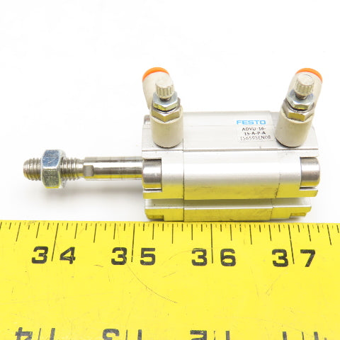 Festo ADVU-16-15-A-P-A 16mm Bore x 15mm Stroke Double Acting Air Cylinder
