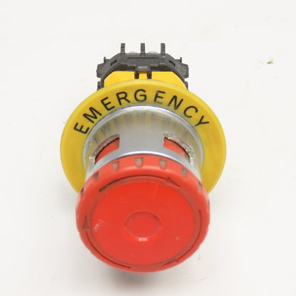 IDEC XN4E-BL 250V Twist To Release LOTO Emergency Stop E-Stop Switch