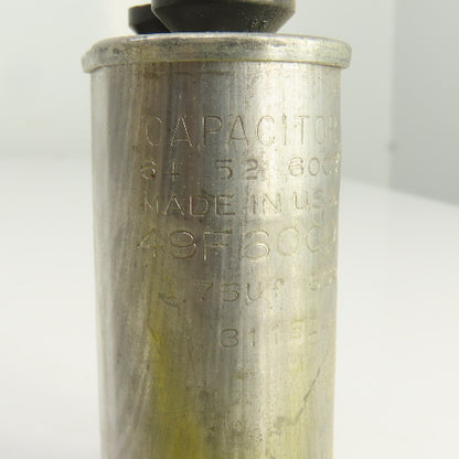 64-52-600Y 49F6000 Capacitor 1.75uF 660V