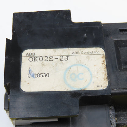 Stromberg OK02S-2J 600V 25Hp MAX Contactor 480V Coil 50/60Hz