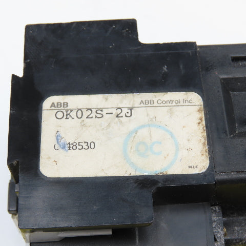 Stromberg OK02S-2J 600V 25Hp MAX Contactor 480V Coil 50/60Hz