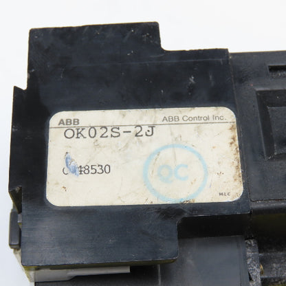 Stromberg OK02S-2J 600V 25Hp MAX Contactor 480V Coil 50/60Hz