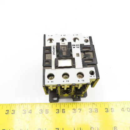 Stromberg OK02S-2J 600V 25Hp MAX Contactor 480V Coil 50/60Hz