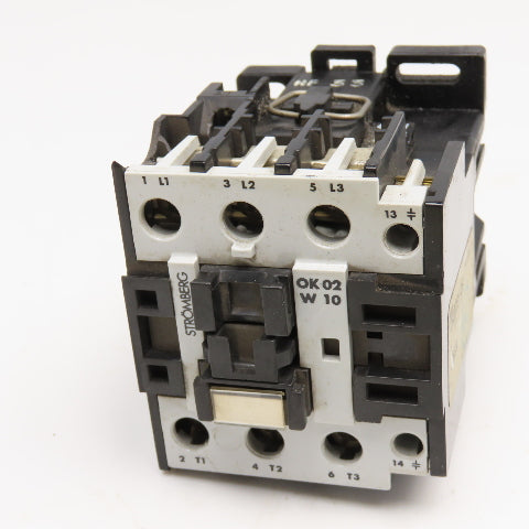 Stromberg OK02S-2J 600V 25Hp MAX Contactor 480V Coil 50/60Hz